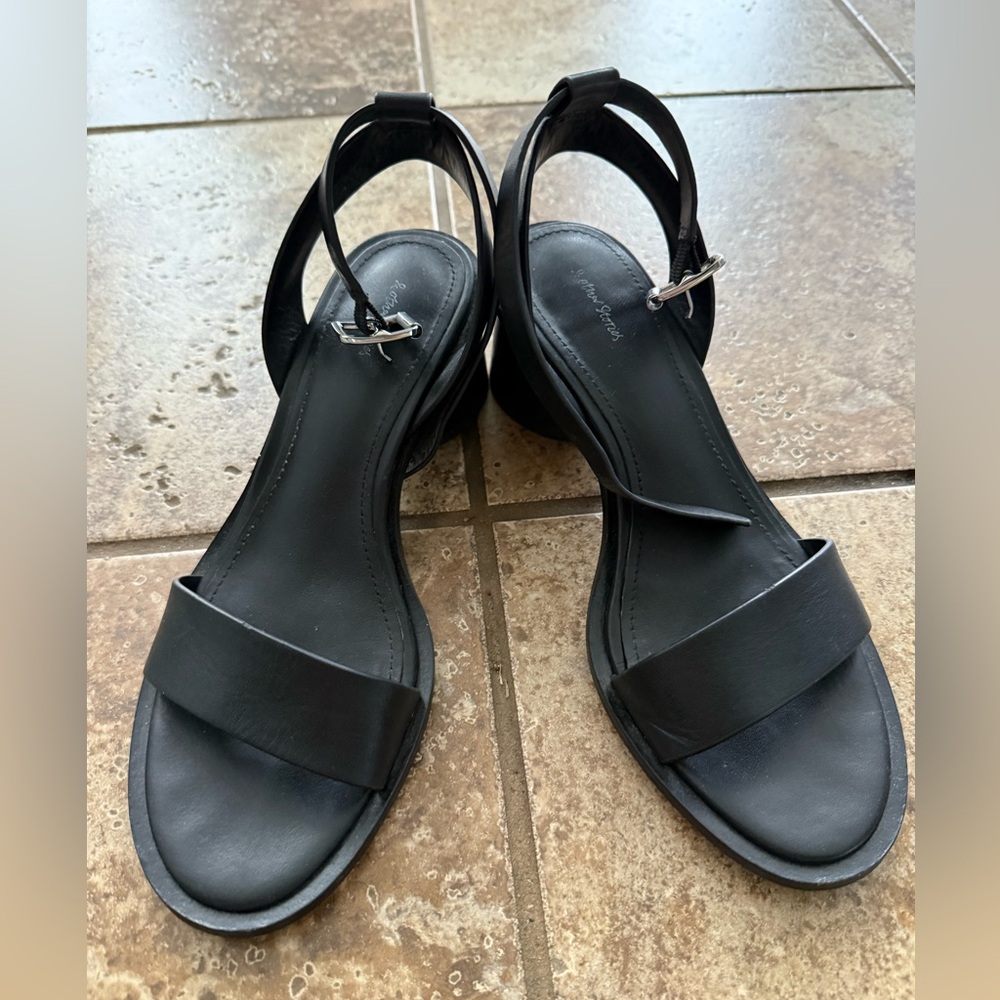 &otherstories Black Heeled Sandals